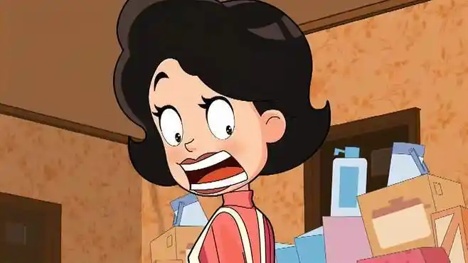 大头儿子:围裙妈妈暴躁,也有不为人知的一面,害怕小虫子!