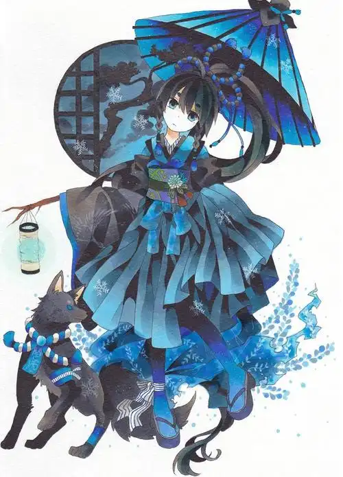 打油诗人胡桃高清头像图片        pixiv热门日式和风人物