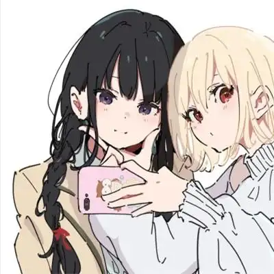 高质量二人闺蜜头像超仙双人图片