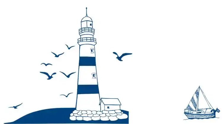 ay008时尚灯塔海鸥客厅卧室装饰画墙贴 pvc贴纸一件代发 指路明灯