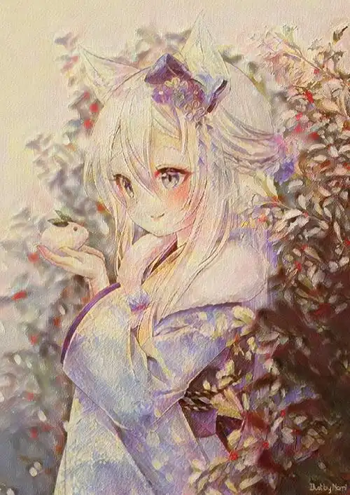 创意油画系列,小樱动漫壁纸