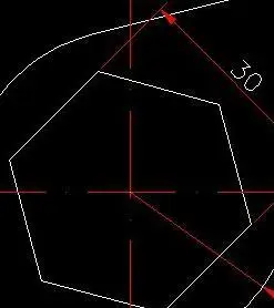 cad这个六边形怎么画啊?