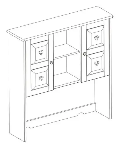 本外观设计产品的名称:书架(s82726-a).2.