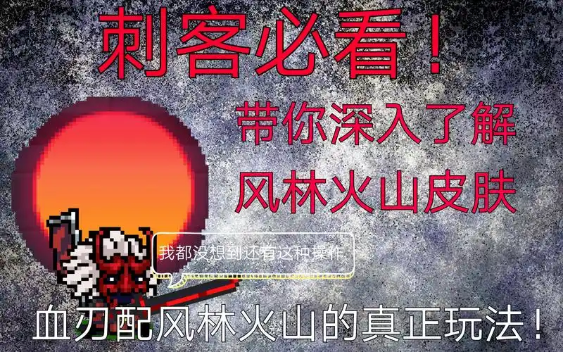 元气骑士刺客必看深入了解风林火山的皮肤特性
