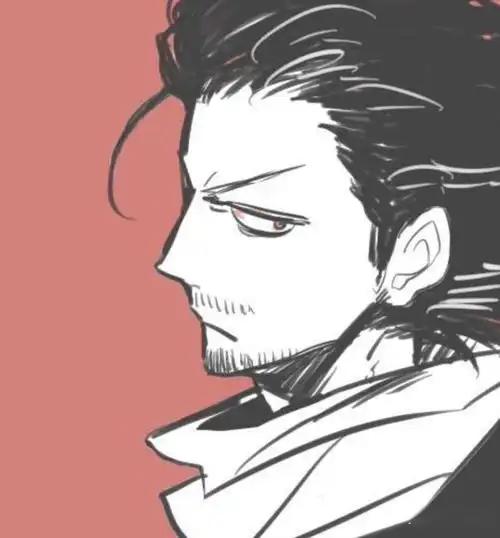 二次元头像大叔系列有粉丝在评论区留言说想要动漫大叔头必须