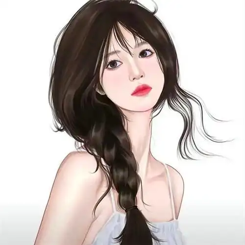 手绘仙气女生头像温柔霸气图片