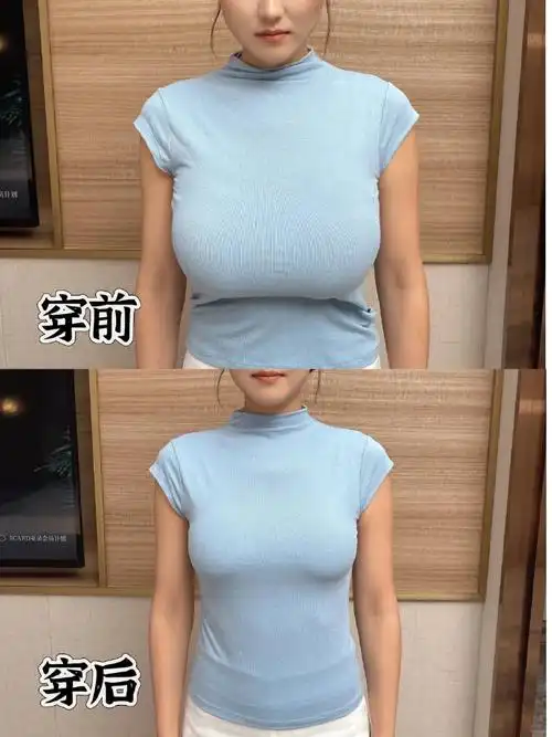 【9789】千奈美 无痕提拉内衣 送运险专门给大胸做内衣的,上身直接