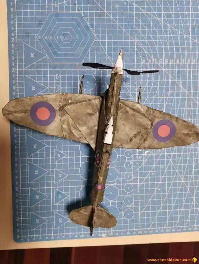 折纸二战战斗机 一纸成型,不剪不粘!