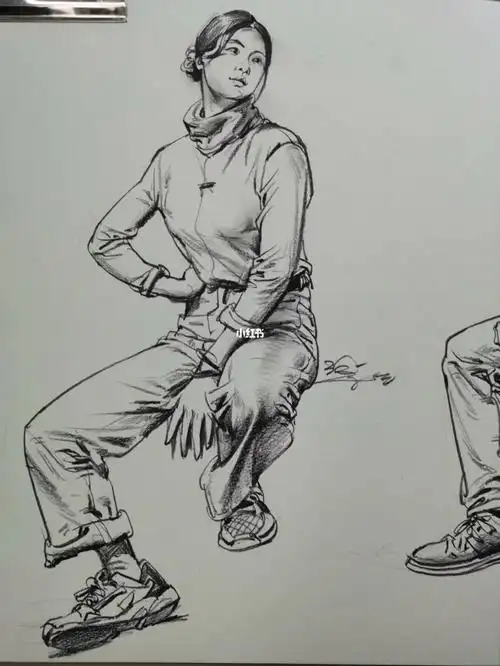 一种比较整的简单速写画法