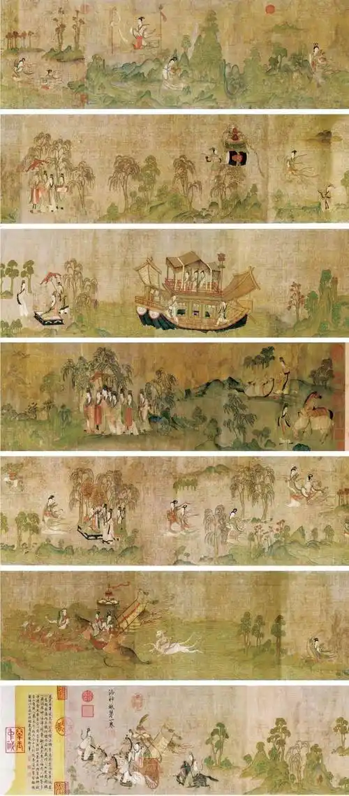 一本书读懂《洛神赋图》,重新观看1800年前的经典爱情_曹植_读者_细节