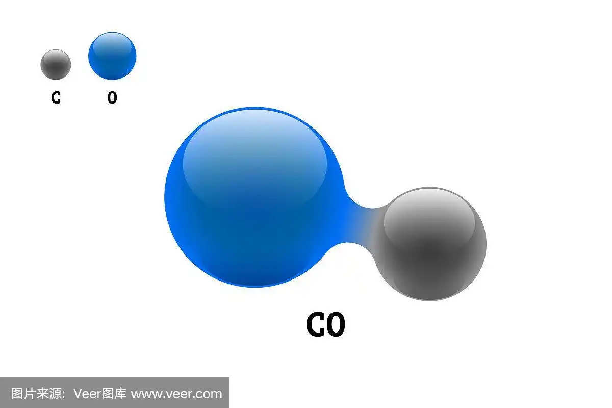 集成粒子天然无机三维分子结构组成.两个体积原子矢量球