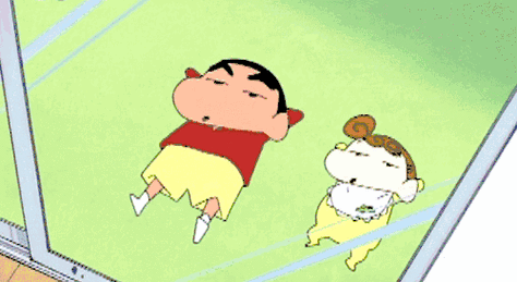 动漫小新小葵滚来滚去蜡笔小新可爱gif动图_动态图_表情包下载_soogif