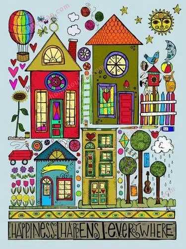 空中别墅发源于美国称为penthouse手绘简笔画我有一个梦想小屋