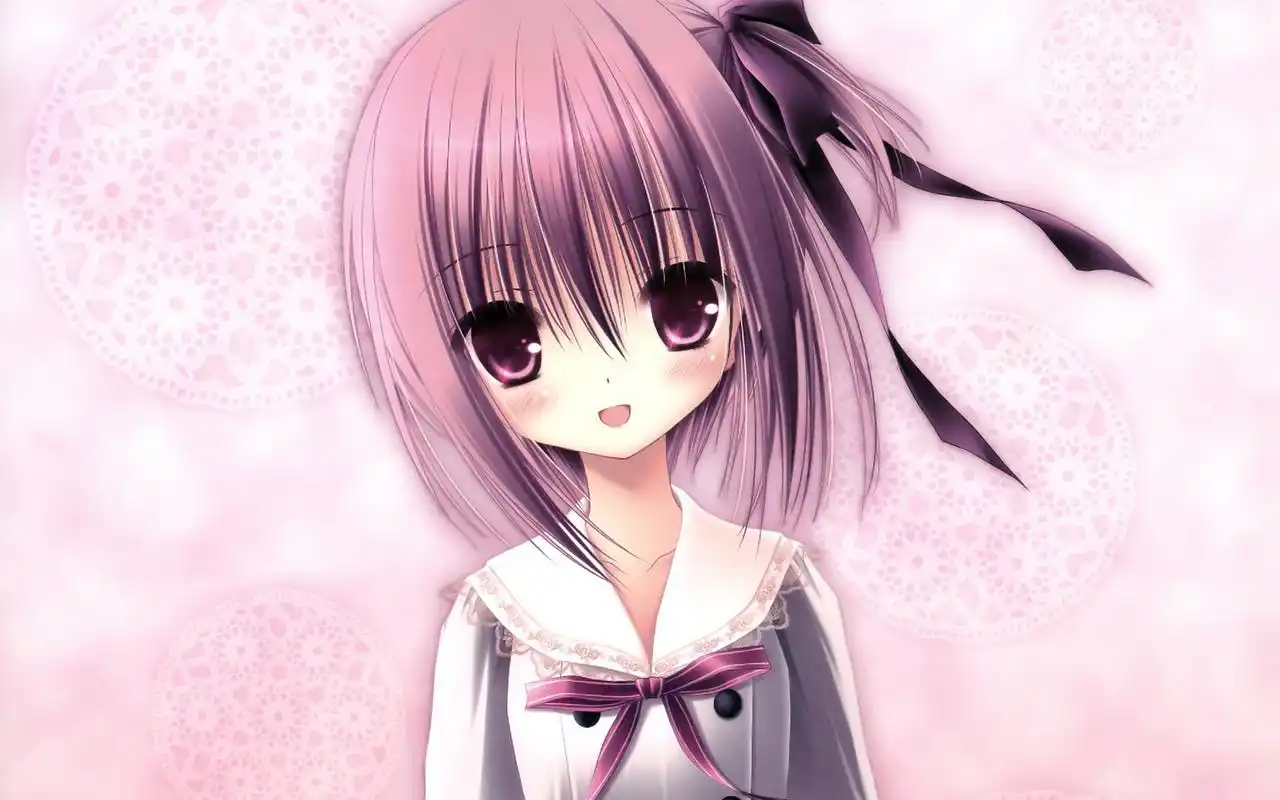 二次元萌妹子高清壁纸,无水印,快收藏起来!