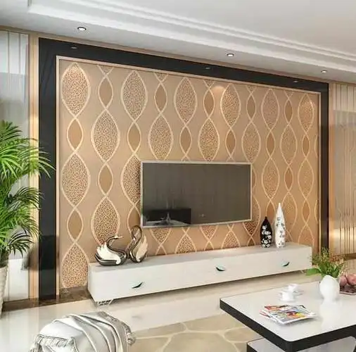 小户型的电视背景墙,做成硬包的样式,原来这么简洁大方