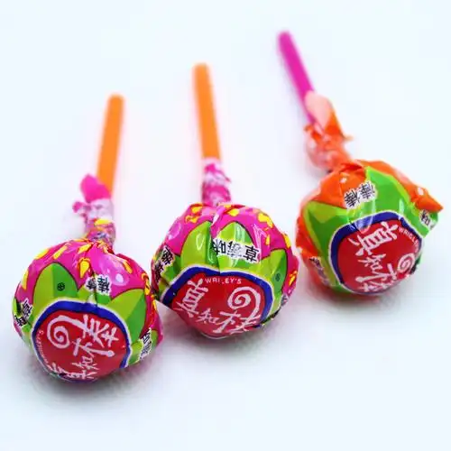 真知棒棒棒糖包邮桶装正品超大水果口味108支喜糖糖果休闲零食