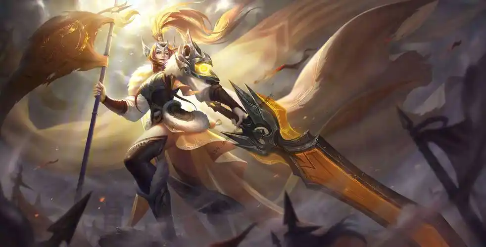 花木兰水晶猎龙者壁纸丨高清壁纸丨王者荣耀壁纸