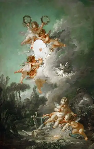 天使装饰油画1