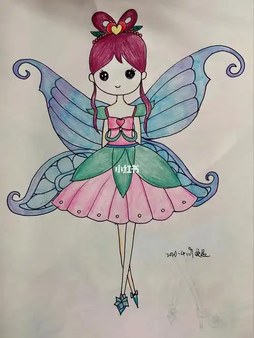 简笔画图片图片 template美丽的小仙子简笔画小仙女带翅膀简笔画幼儿