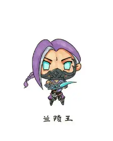 简笔画:王者荣耀q版手绘,投稿:@张点点_#简笔画课堂#转发微博201--7