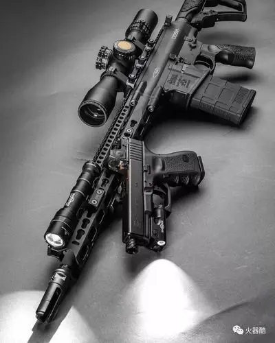 【暗夜里的一缕圣光】加装神火公司电筒 消音的枪械美图集