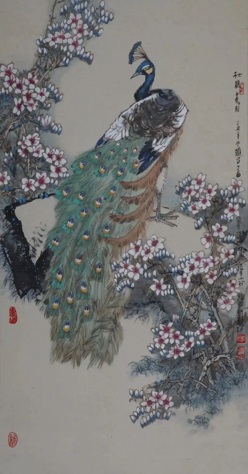 已故中国画大师,四川美术学院教授杜显清先生作品系列之