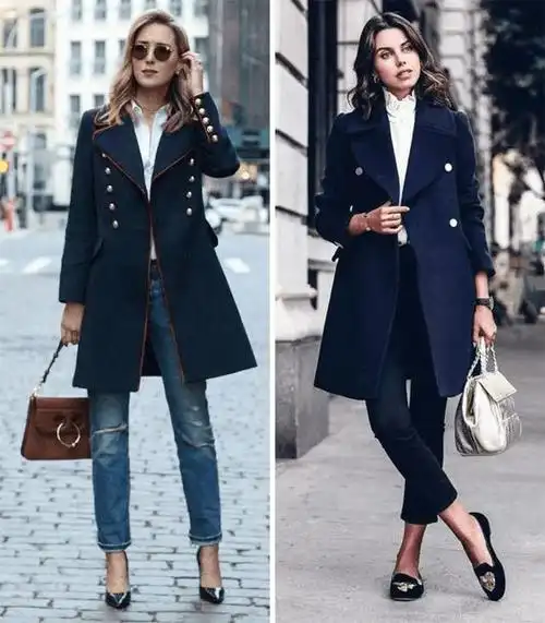 今年秋冬流行的藏蓝色和这些颜色搭才更年轻