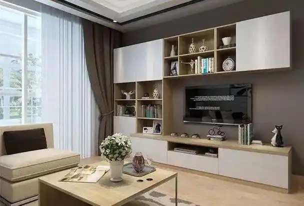 8种电视背景墙方案不同材质不同风格