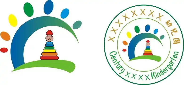 幼儿园标志设计图__psd分层素材_psd分层素材_设计图库_昵图网nipic.