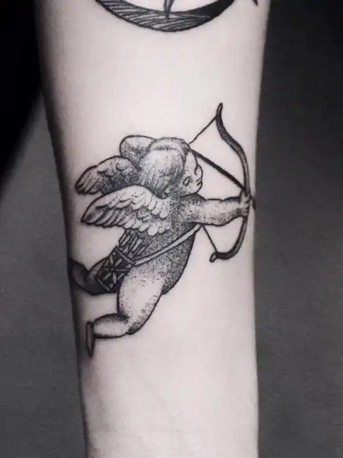 【丘比特】_纹身图案手稿图片_荣胜的纹身作品集