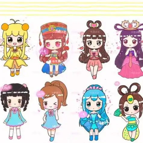 q版人物简笔画叶罗丽