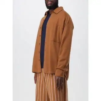 杰尼亚(zegna)新款男士驼色休闲衬衫衬衣 camel 00m【图片 价格 品牌