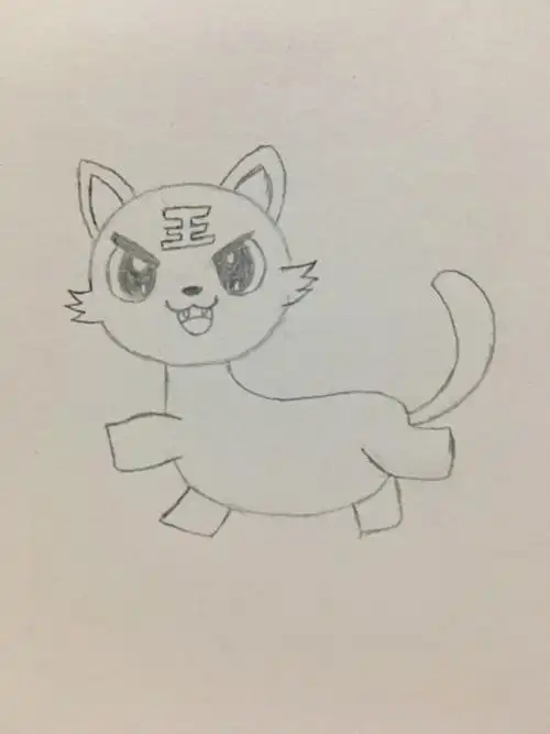 简笔画小老虎的画法
