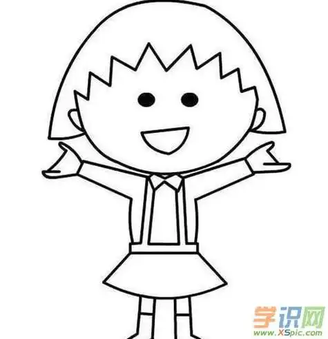 卡通人物简笔画大全一组简单易学的人物简笔画图片幼儿园小朋友人物简