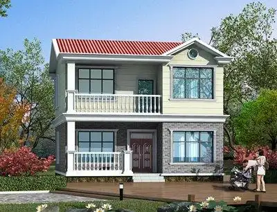 15万左右农村二层小户型别墅设计图自建房施工图