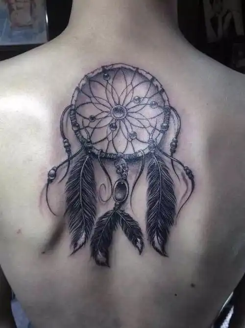 捕梦网_纹身图案手稿图片_王建军的纹身作品集