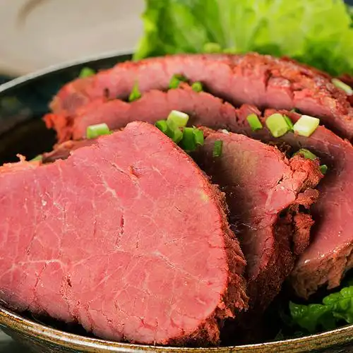 周家口清真五香酱卤牛肉熟食冷吃大块牛肉健身代餐肉真空包装180g