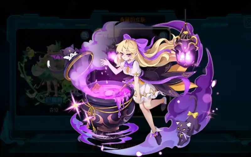 赛尔号 巅峰姬 惰落女巫·森娅皮肤展示