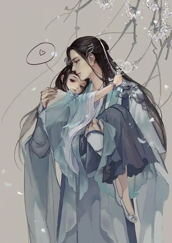 23:54:59移花小哥哥宠溺公主抱 精品手绘图赏析1喜欢插图3【古风类】