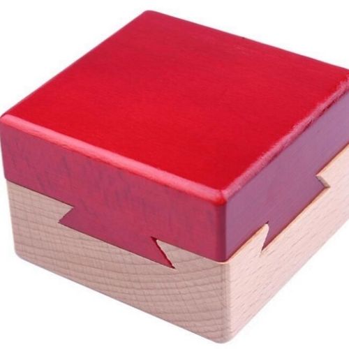 机关盒子古典益智孔明锁盒鲁班锁魔盒精品榉木神秘打不开的宝盒子