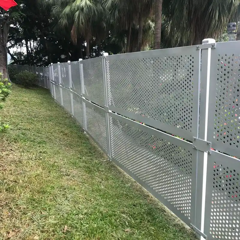 建筑工程围档施工冲孔围档