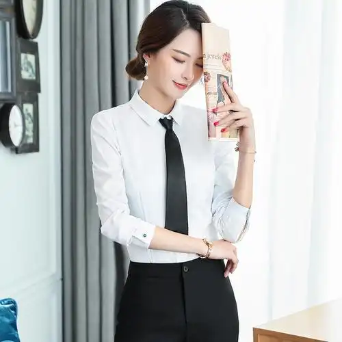 装女装上衣2018新款秋季时尚气质秋女士白领西装套装白色工装工作服