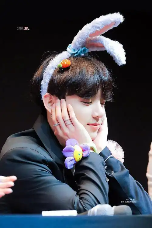 田柾国 兔子超甜 防弹少年团 侵删