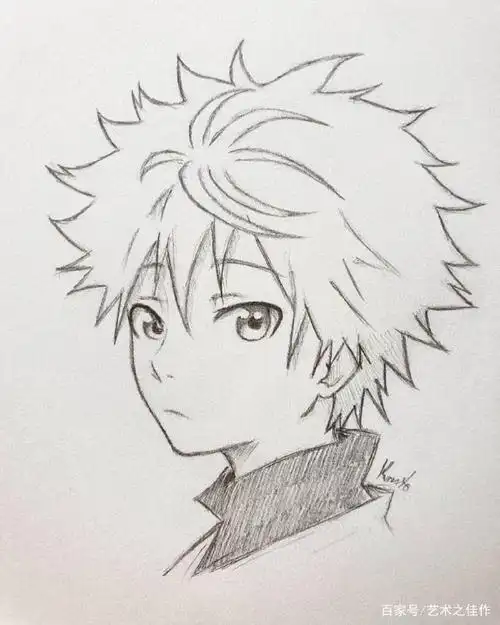 简笔画帅气男孩 - 燕子图片网,一个充满欢乐的表情包,头像图片乐园