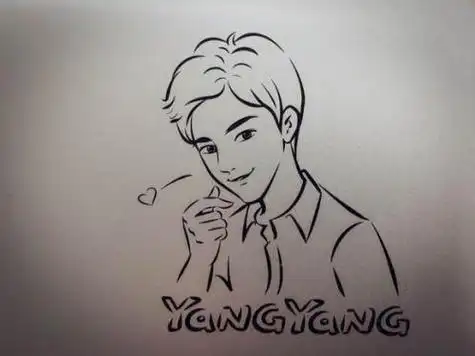杨洋简笔画素描画集简笔画杨洋杨洋铅笔简笔画简单杨洋简笔画教程杨洋