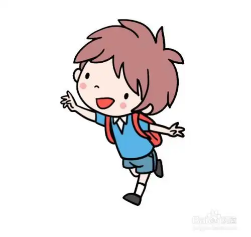 成长周记简笔画