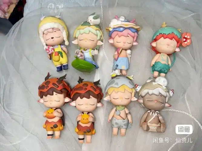 蒙特mimi孩童日记盲盒二代手办可爱男生潮玩摆件公仔