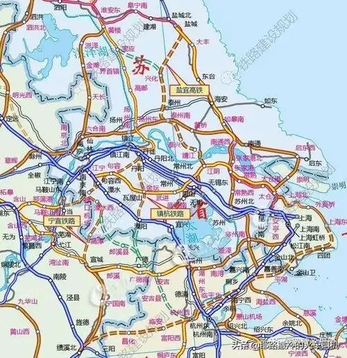 江苏铁路规划新变化宁宣镇宣铁路规划调整宁杭高铁二通道