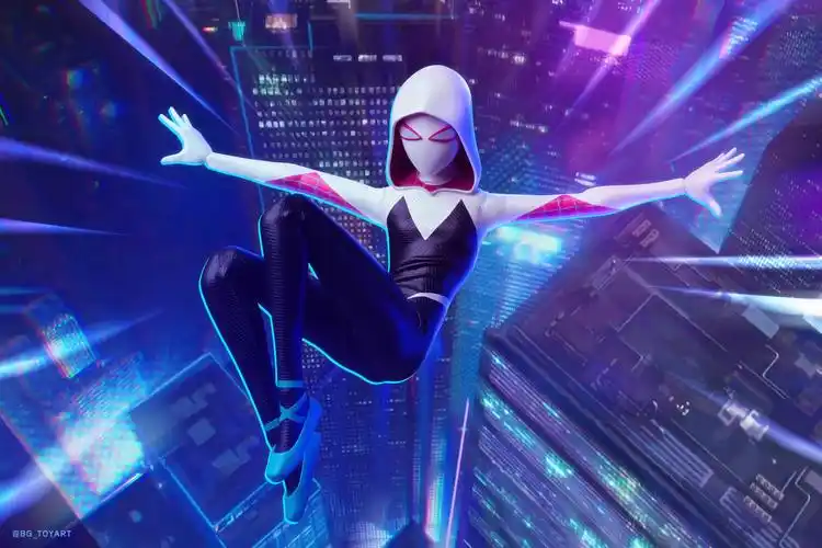 《蜘蛛侠:平行宇宙》 蜘蛛格温1:6比例珍藏人偶博客图