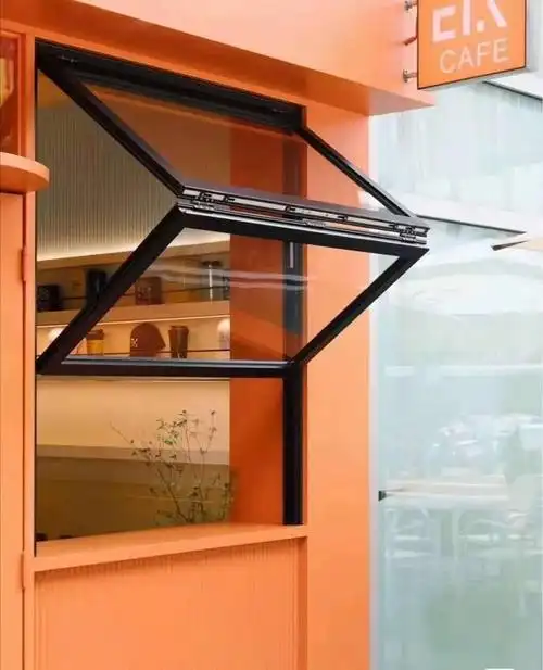 上下折叠窗可上下任意悬停开启上折窗可做无下框